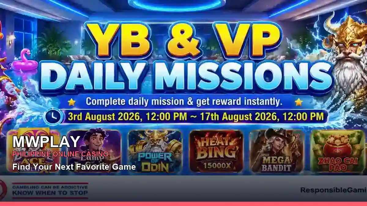 MWPLAY casino app and game selection for Philippine players